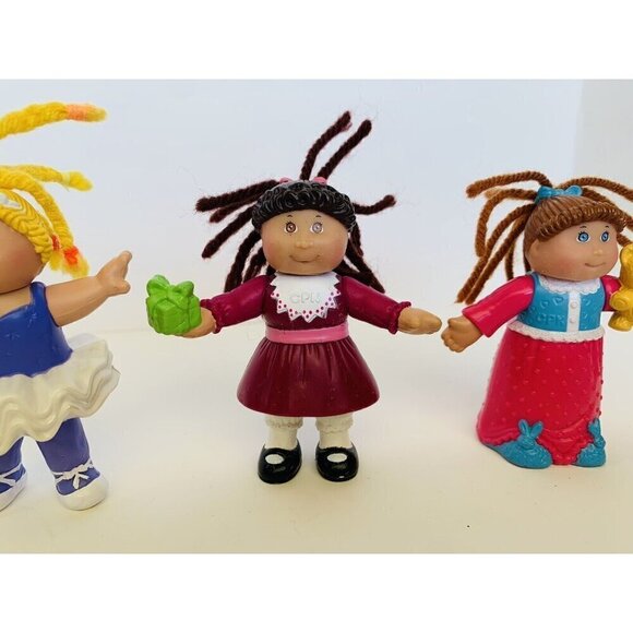 Cabbage Patch Kids CPK Doll Mini Figures Lot Of 3 PVC 1990s Figures - Picture 3 of 14
